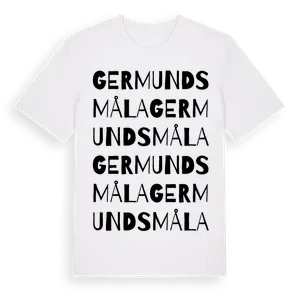 Germundsmåla ordlek t-shirt – ekologisk bomull t-shirt från Pinshirt