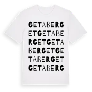 Getaberget ordlek t-shirt – ekologisk bomull t-shirt från Pinshirt