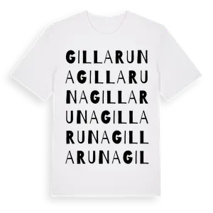 Gillaruna ordlek t-shirt – ekologisk bomull t-shirt från Pinshirt