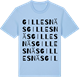 Blue Soul t-shirt med Gillesnäs ordlek t-shirt