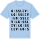 Blue Soul t-shirt med Gisslevik ordlek t-shirt