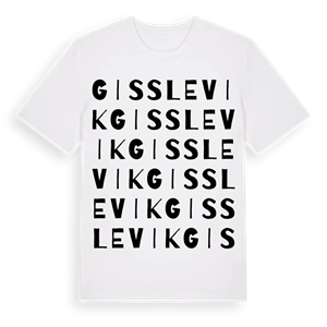 Gisslevik ordlek t-shirt – ekologisk bomull t-shirt från Pinshirt