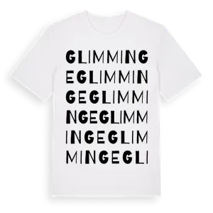 Glimminge ordlek t-shirt – ekologisk bomull t-shirt från Pinshirt