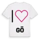 Jag älskar Gö t-shirt stort tryck