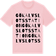 Pink Cotton t-shirt med Gökalvs lotsstation ordlek t-shirt