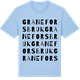 Blue Soul t-shirt med Granefors bruk ordlek t-shirt