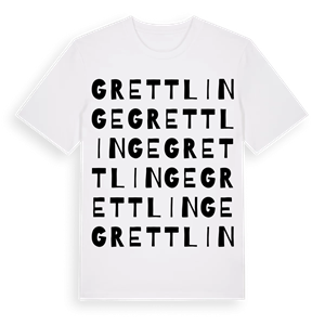 Grettlinge ordlek t-shirt – ekologisk bomull t-shirt från Pinshirt