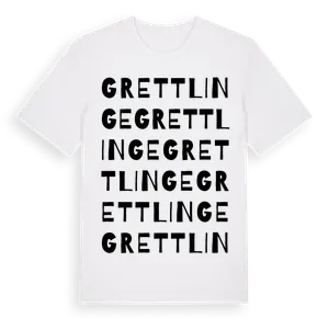 Grettlinge ordlek t-shirt – ekologisk bomull t-shirt från Pinshirt