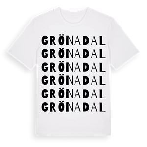 Grönadal ordlek t-shirt – ekologisk bomull t-shirt från Pinshirt