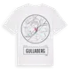White t-shirt med Gullaberg t-shirt