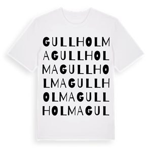 Gullholma ordlek t-shirt – ekologisk bomull t-shirt från Pinshirt