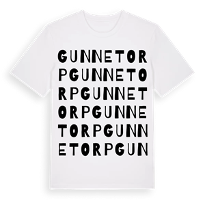 Gunnetorp ordlek t-shirt – ekologisk bomull t-shirt från Pinshirt