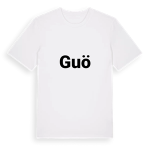 Guö fetstil t-shirt – ekologisk bomull t-shirt från Pinshirt