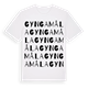 Gyngamåla ordlek t-shirt