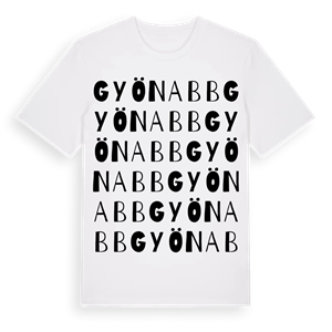Gyönabb ordlek t-shirt – ekologisk bomull t-shirt från Pinshirt