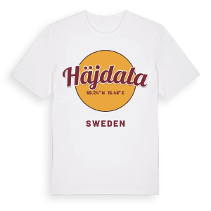 Häjdala cirkel t-shirt – ekologisk bomull t-shirt från Pinshirt