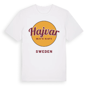 Hajvar cirkel t-shirt – ekologisk bomull t-shirt från Pinshirt