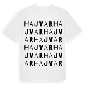 Hajvar ordlek t-shirt – ekologisk bomull t-shirt från Pinshirt