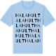 Blue Soul t-shirt med Halahult ordlek t-shirt