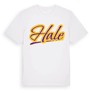 Hale baseball t-shirt – ekologisk bomull t-shirt från Pinshirt