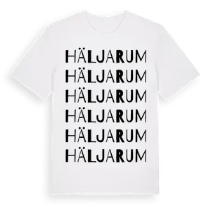 Häljarum ordlek t-shirt – ekologisk bomull t-shirt från Pinshirt
