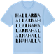Blue Soul t-shirt med Hallarna ordlek t-shirt