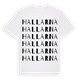 Hallarna ordlek t-shirt