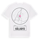 White t-shirt med Hällaryd t-shirt