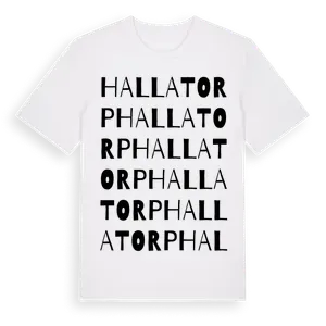 Hallatorp ordlek t-shirt – ekologisk bomull t-shirt från Pinshirt