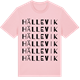 Pink Cotton t-shirt med Hällevik ordlek t-shirt