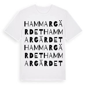 Hammargärdet ordlek t-shirt – ekologisk bomull t-shirt från Pinshirt