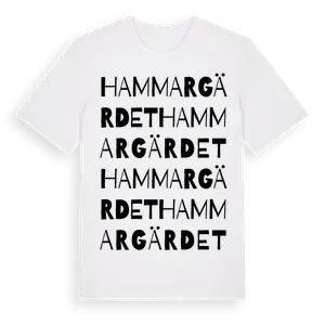 Hammargärdet ordlek t-shirt – ekologisk bomull t-shirt från Pinshirt