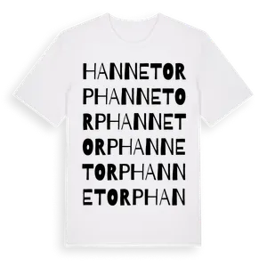 Hannetorp ordlek t-shirt – ekologisk bomull t-shirt från Pinshirt
