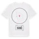 White t-shirt med Hanö t-shirt
