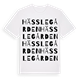 Hässlegården ordlek t-shirt