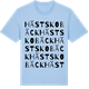 Blue Soul t-shirt med Hästskobäck ordlek t-shirt