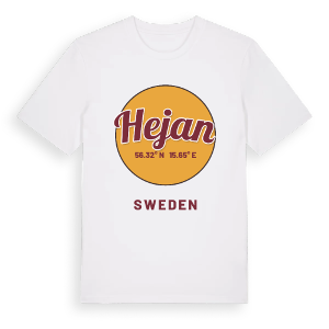 Hejan cirkel t-shirt – ekologisk bomull t-shirt från Pinshirt
