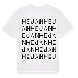 Hejan ordlek t-shirt – ekologisk bomull t-shirt från Pinshirt