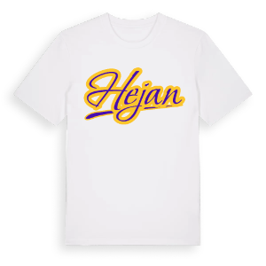 Hejan baseball t-shirt – ekologisk bomull t-shirt från Pinshirt