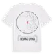 White t-shirt med Hejans Lycka t-shirt