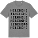 Mid Heather Gray t-shirt med Heleneberg ordlek t-shirt