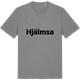 Mid Heather Gray t-shirt med Hjälmsa fetstil t-shirt