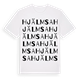 Hjälmsa ordlek t-shirt