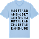 Blue Soul t-shirt med Hjortabråne ordlek t-shirt