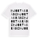 Hjortabråne ordlek t-shirt