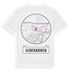 White t-shirt med Hjortakroken t-shirt