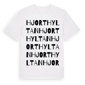 Hjorthyltan ordlek t-shirt – ekologisk bomull t-shirt från Pinshirt