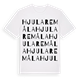 Hjularemåla ordlek t-shirt