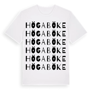Högaböke ordlek t-shirt – ekologisk bomull t-shirt från Pinshirt