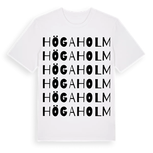 Högaholm ordlek t-shirt – ekologisk bomull t-shirt från Pinshirt